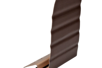 Аксессуары для сайдинга Эконом цвет Шоколад (Темно-коричневый) J-фаска